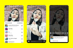 В Snapchat теперь можно добавлять музыку