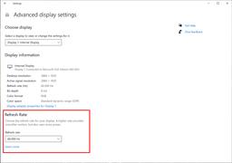 Подсмотрено у смартфонов. Windows 10 позволит менять кадровую частоту экрана