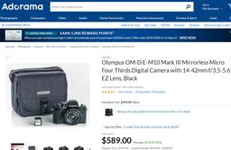 Комплекты из камер Olympus OM-D E-M10 Mark III и двух объективов распродаются меньше чем за полцены