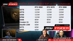 Если вы хотите себе ноутбук с GeForce RTX 30, эта таблица должна быть вам очень полезной. Данные о TGP карт в ноутбуках MSI