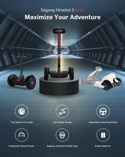 Представлен новейший гироскутер Segway Ninebot S Max