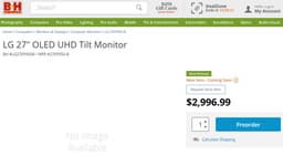 Стала известна цена монитора LG 27EP950 с 27-дюймовым экраном OLED