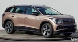 Он придет на смену Touareg. Крупный электрический кроссовер Volkswagen ID.6 позирует на живых фото