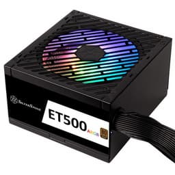 Блок питания SilverStone ET500-ARGB имеет сертификат 80 Plus Bronze