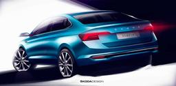 Skoda показала бюджетный седан Slavia. Опубликованы официальные изображения