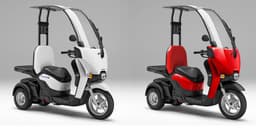 Представлен трёхколёсный электроскутер Honda с защитой от ветра и дождя