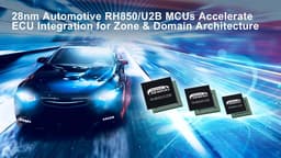 Renesas расширяет линейку 28-нанометровых микроконтроллеров для автомобилей