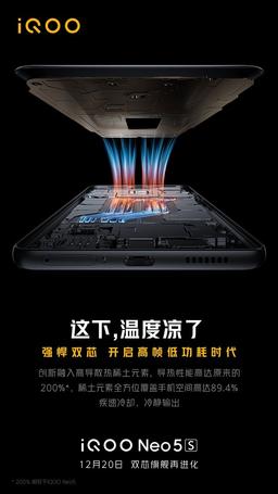 Анонсирован iQOO Neo5s — первый смартфон серии на основе Qualcomm Snapdragon 888