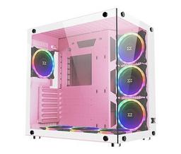 Корпус Xigmatek Aquarius Plus Queen окрашен в розовый цвет