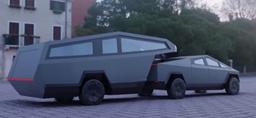Илон Маск подтвердил, что электрический пикап Tesla Cybertruck сможет питать трейлер