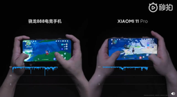Xiaomi показала, как Xiaomi Mi 11 Pro справляется с играми и соперниками по Snapdragon 888