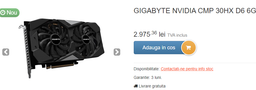 Аналог GeForce GTX 1660 Ti, но с ценой 720 долларов, трёхмесячной гарантией и без видеовыходов. Видеокарта для майнеров Nvidia CMP 30HX появилась в продаже в Европе