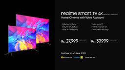 Представлены умные телевизоры Realme Smart TV 4K