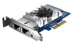 На карте расширения Qnap QXG-10G2T-X710 установлено два порта 10GbE