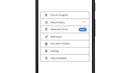 Google позволит удалять последние 15 минут истории поиска и скрывать фотографии