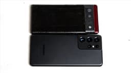 Распечатанный на 3D-принтере макет Google Pixel 6 сравнили с Samsung Galaxy S21 Ultra и Xiaomi Mi 11 Ultra