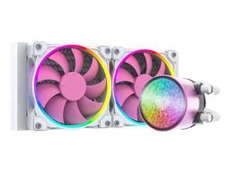 Для процессорной системы охлаждения ID-Cooling PinkFlow Diamond Edition выбрано сочетание белого и розового цветов