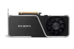 В первом тесте GeForce RTX 3070 Ti показала себя почти на уровне RTX 3080