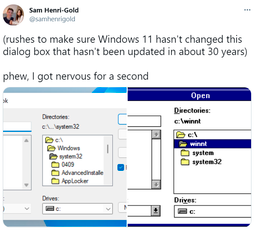 В Windows 11 обнаружились элементы Windows 3.11, выпущенной почти 30 лет тому назад