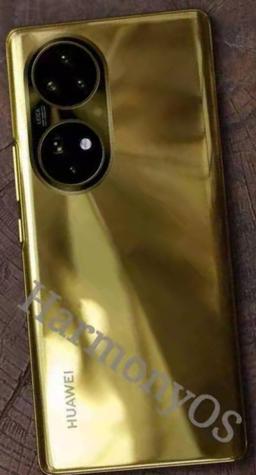 Huawei P50 в синем и золотом показали на живых фото