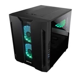 Боковые панели корпуса Chieftronic M2 Gaming Cube изготовлены из стекла