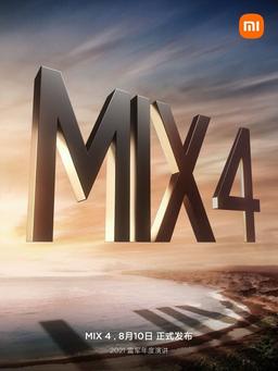 Первый официальный тизер Xiaomi Mi Mix 4 подтверждает анонс смартфона 10 августа