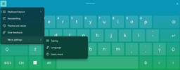 Microsoft значительно улучшила клавиатуру Windows 11. Она вызывается одним кликом и поддерживает множество тем оформления