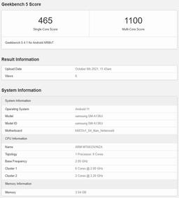 MediaTek Dimensity 700, Android 11, 5000 мА·ч и 50 Мп. Подтверждены ключевые характеристики Galaxy A13 5G — самого доступного смартфона Samsung с поддержкой 5G