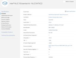 Представлены мини-ПК Intel NUC 11 Essential