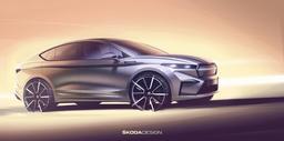 Skoda показала электрический купе-кроссовер Enyaq Coupe iV