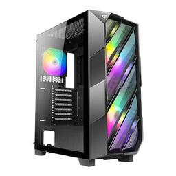 На передней стенке корпуса Antec NX700 установлены два 185-миллиметровых вентилятора ARGB
