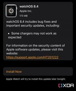 В Apple watchOS 8.4 исправлена ошибка зарядки