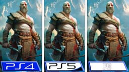 «Лучшую игру всех времён» сравнили на PS4, PS5 и топовом ПК. God of War вышла на ПК только вчера