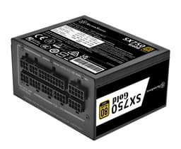 Блок питания SilverStone SX750 Gold выполнен в типоразмере SFX