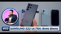 Samsung Galaxy S22 Ultra проиграл Galaxy S21 Ultra в тесте на автономность. Но их обоих с большим отрывом обошёл iPhone 13 Pro Max