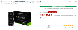 В Европе уже появляются первые GeForce RTX 4080 дешевле рекомендованной цены