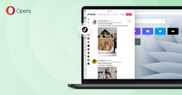 Opera стал первым браузером со встроенным TikTok