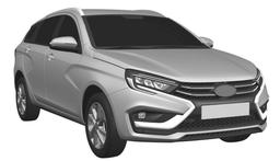 Так будет выглядеть обновлённая Lada Vesta SW. АвтоВАЗ запатентовал дизайн универсала