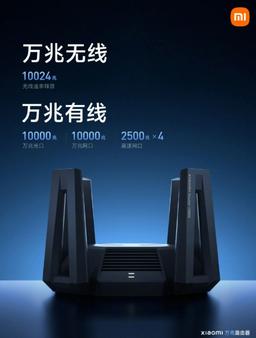 Xiaomi представила передовой роутер Xiaomi 10 Gigabit Router
