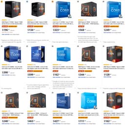 Ryzen 7000 постепенно набирают популярность, но Ryzen 5000 всё равно лидируют почти во всех крупных магазинах США