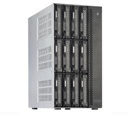 Хранилище TerraMaster T12-423 располагает 12 отсеками для накопителей
