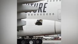 Airbus A380 пролетел 14 часов с дырой в обшивке. Рейс Emirates успешно добрался из Дубая в австралийский Брисбен