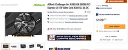 Видеокарты Intel наконец-то добрались до США, но нужны ли они по таким ценам? За Arc A380 просят 140 долларов