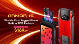 6600 мА·ч, экран 5,45 дюйма, защита IP68/IP69K и NFC за 170 долларов. Столько просят за Ulefone Armor 15 – первый в мире защищенный смартфон-футляр для наушников