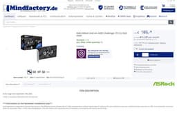 «Алхимик» прибыл в Европу: в Германии уже можно заказать видеокарту ASRock Arc A380 Challenger ITX за 189 евро