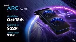 Видеокарты Intel Arc A770 и Arc A750 протестировали в Geekbench. У них небольшая разница в производительности, но даже топовая A770 не быстрее GeForce RTX 3060