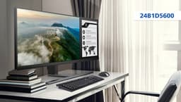 Монитор Philips 24B1D5600 со вторым дисплеем на электронных чернилах позволяет дублировать экран мобильных устройств