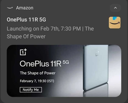 AMOLED 120 Гц, OxygenOS 13, 16/512, 50 Мп и 100 Вт. OnePlus 11R 5G представят уже 7 февраля