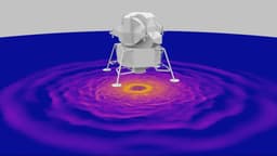 Суперкомпьютеры NASA показали, как посадка Apollo 12 подняла лунную пыль