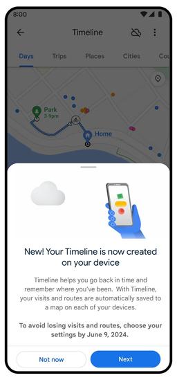 Google перестанет «следить» за перемещениями пользователей посредством Google Maps. История местоположения будет храниться только на смартфоне